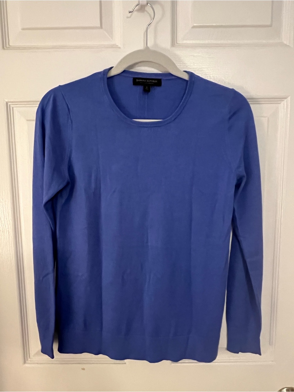 Banana Republic Silk Cashmere Crewneck Sweater - Periwinkle